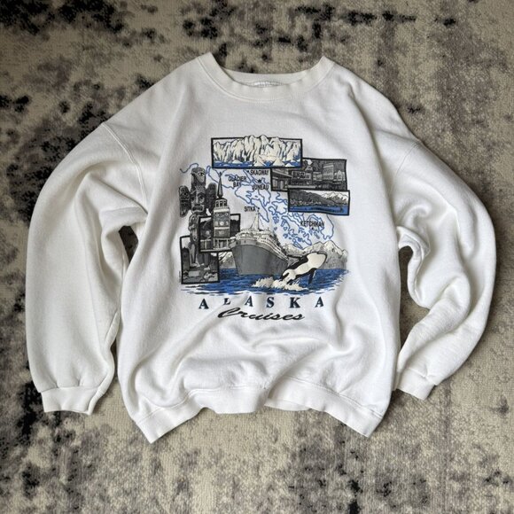 tultex Other - Vintage Alaska Cruises Sweatshirt